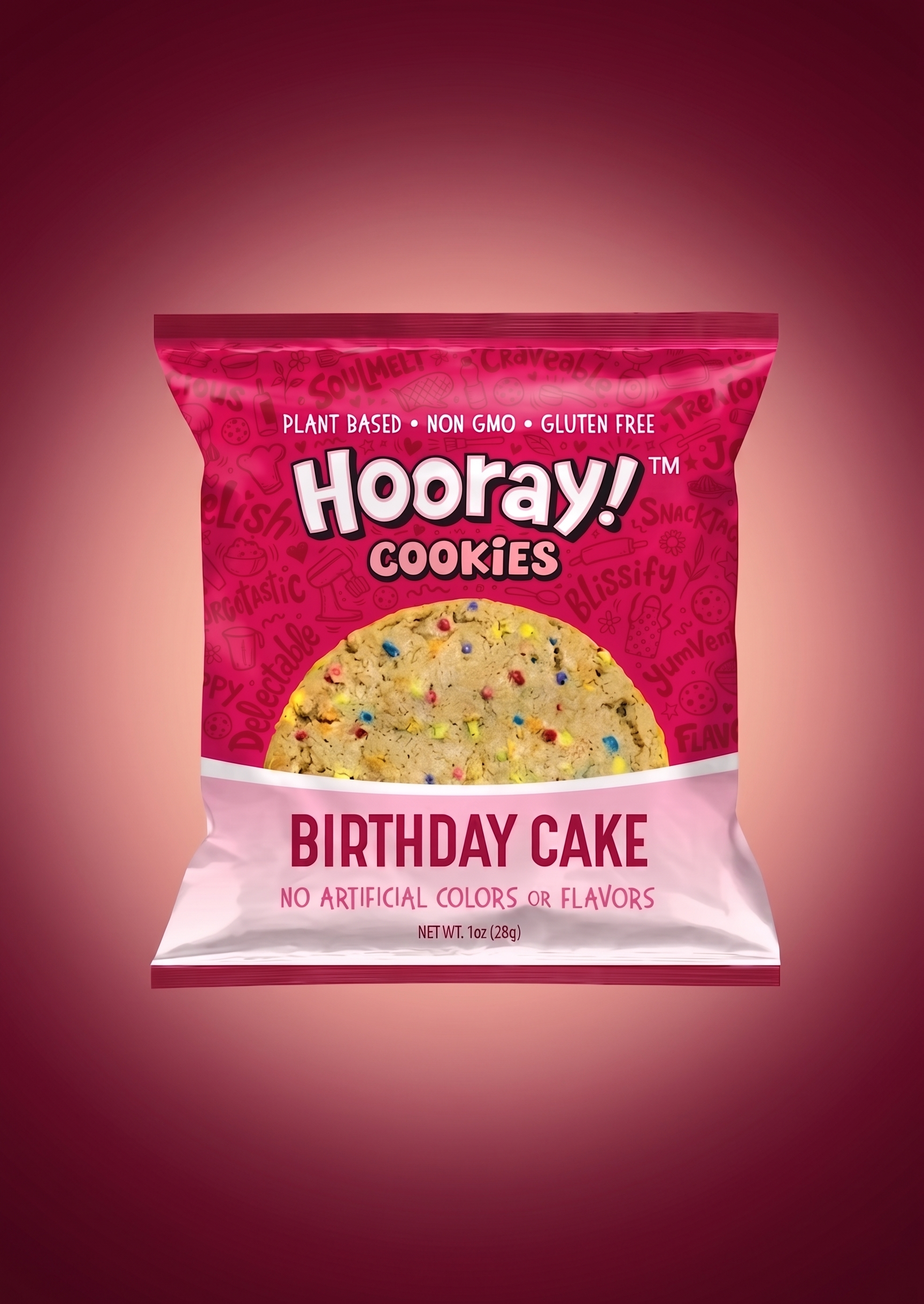1oz & 3oz Birthday Cake Cookie