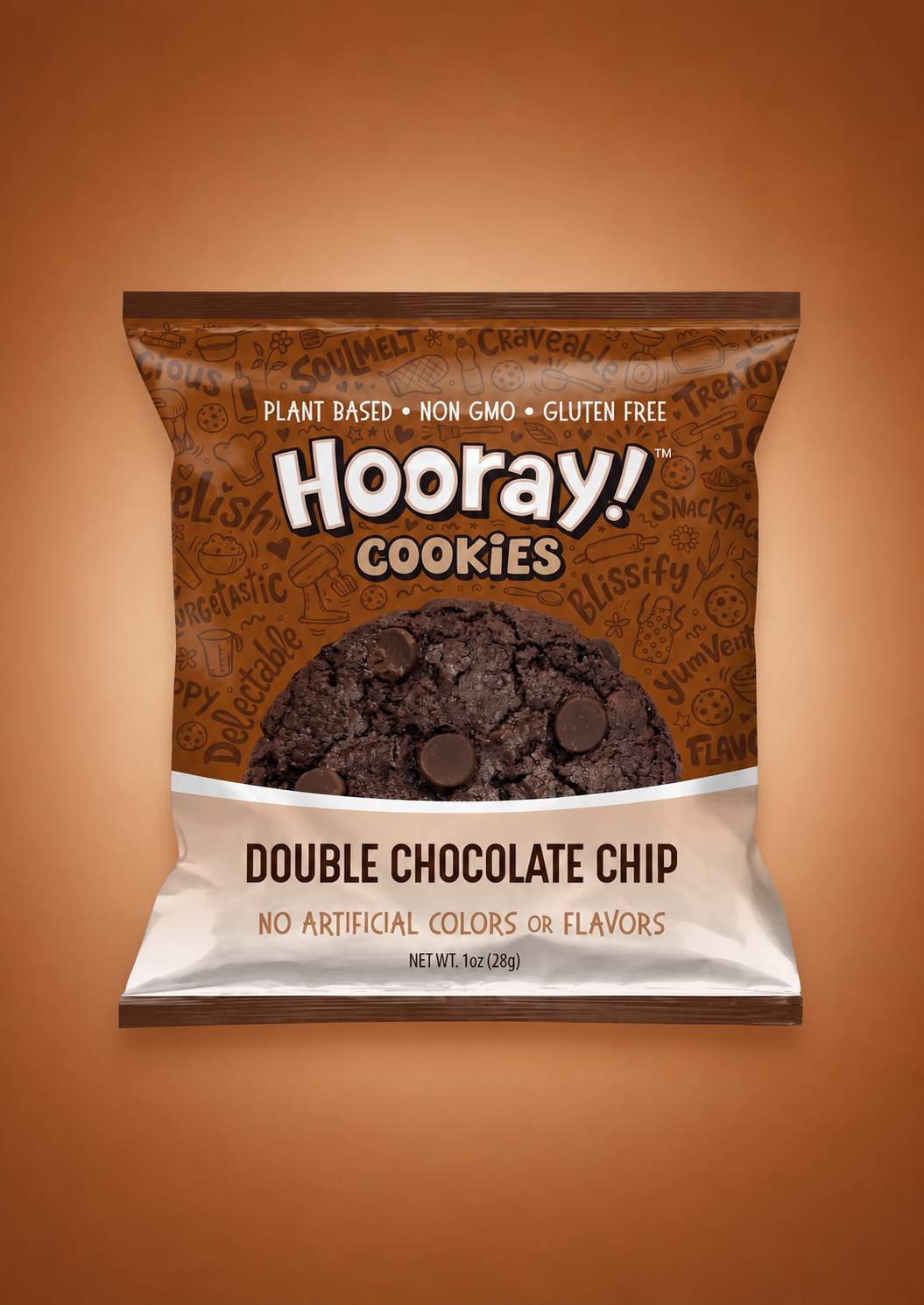 1oz & 3oz Double Chocolate Chip Cookie